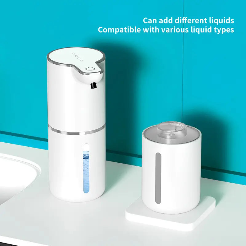 Dispensador Automático de Jabón con Sensor Infrarrojo Recargable USB